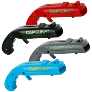 4PCS Beer Bottle Opener Gag Gifts Cap Gun Bottle Opener Fun Practical Tool For Beer Enthusiasts Suitable For Camping Festivals College Gatherings Pool Parties Home Bar Accessories