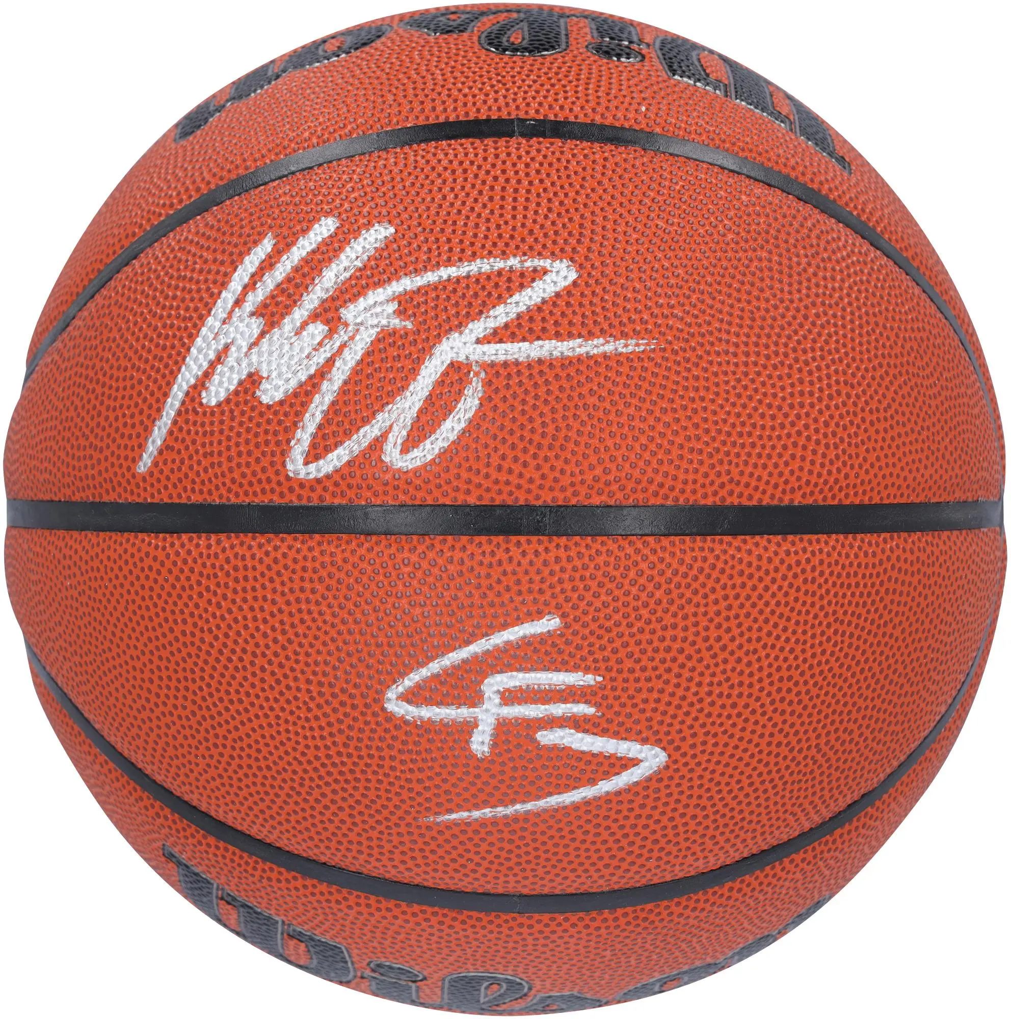 Klay Thompson and Cooper Flagg Dallas Mavericks Autographed Wilson Authentic Series Indoor/Outdoor Basketball - Fanatics Authentic Certified