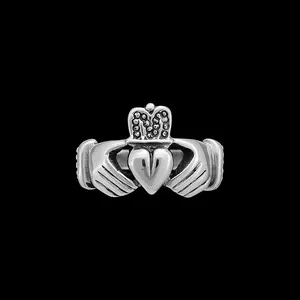Sterling Silver Claddagh Promise Ring