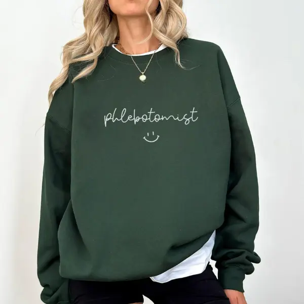 Phlebotomist T-Shirt, Sweatshirt & Hoodie - Phlebotomist Shirt, Phlebotomy Gifts, Phlebotomy Tech Sweatshirt, Phlebotomy, Phlebotomist, Phlebotomy Student Gift Cotton Soft