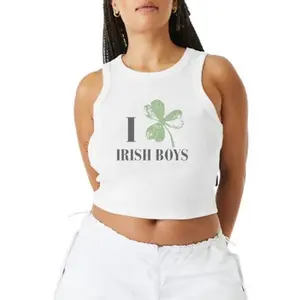 St. Patty's Tank Top - Cotton, Fit, Womenswear, Casual Style, Crewneck, Vintage Design Comfortable Day