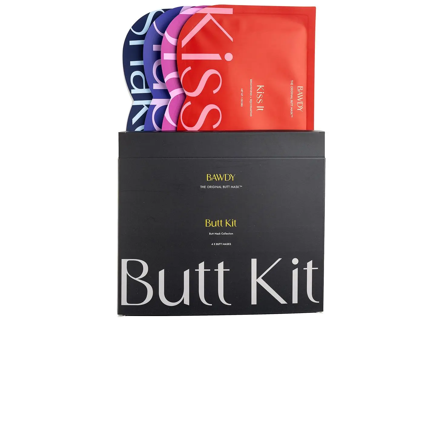 BAWDY Butt Kit Butt Sheet Mask 4 Pack