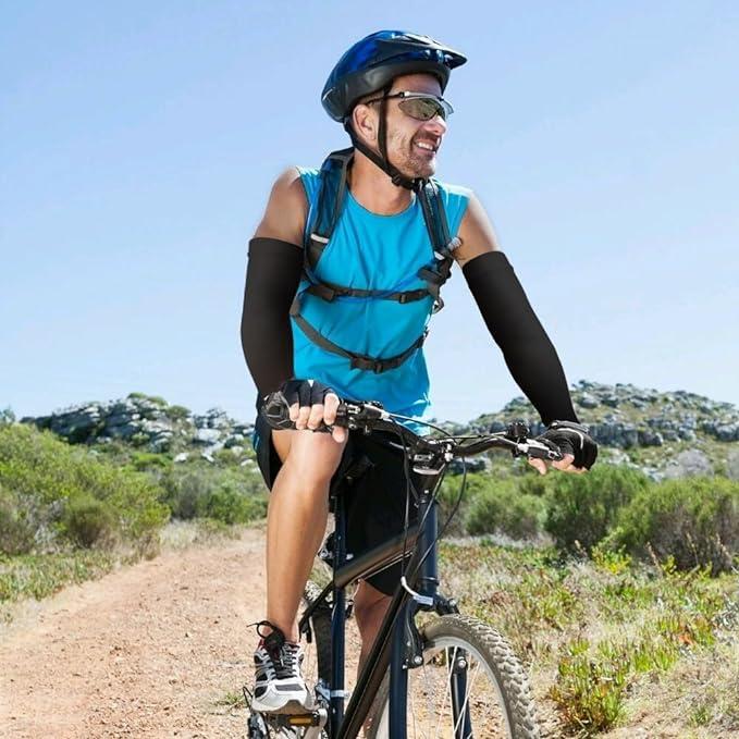 Sun Protection Cooling Arm Sleeves Compression - UPF 50+ Tattoo Cover Up - Breathable Fabric for Men Women Youth - Full Tattoo Coverage