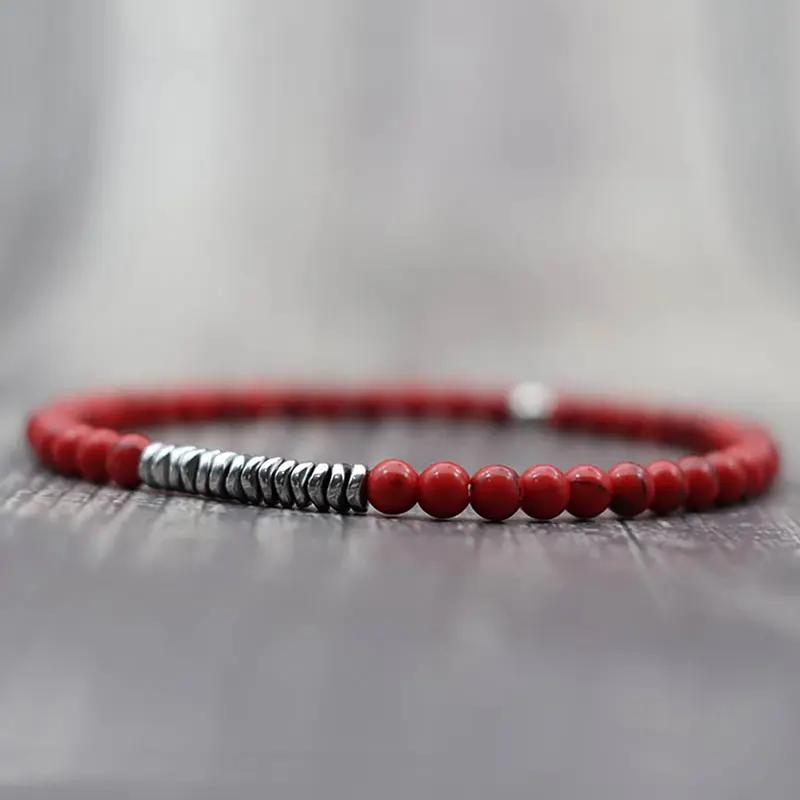 Men's Boho Style Beaded Bracelet, Fashion Minimalist Matching Bracelet, Casual Trendy Jewelry, Trendy All-match Vintage Jewelry As Birthday Gift for Men for Daily Decor, Stackable Bracelets, Boho Style Bangles, Stacking Bracelet, Bohemian Bracelet