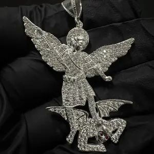 Dije San Miguel Arcángel de PLATA 925