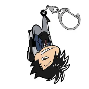 Haikyuu Tsumamare Chibi Keychain- Tetsuro Kuroo (School Commute Version)