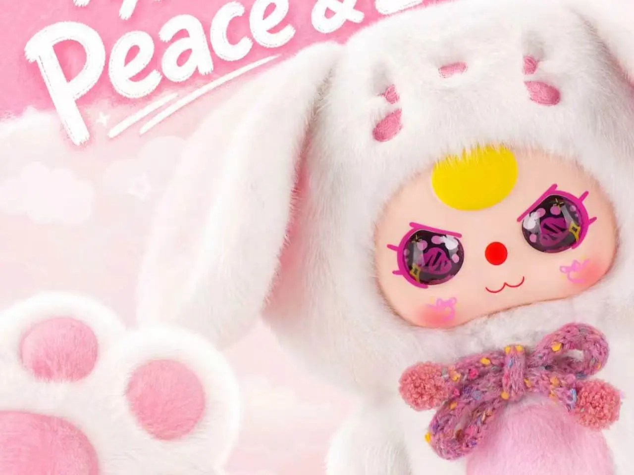 CN Baby Three Years Old - 400% First Generation Return Plushseries Mystery Boxes Bag Pendant Bunny Plush Dolls Soft Collectibles