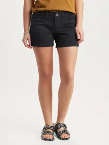 Darcy 5" Stretch Short – Mid-Rise Casual Women’s Twill Shorts with Porkchop Pockets