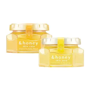 &honey - Cleansing Balm (90g) | EFFORTLESS JAPANESE MAKEUP REMOVER, 100% ORGANIC OIL, MOISTURIZES AND CONDITIONS WITH REAL HONEY