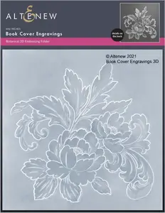 Book Cover Engravings Embossing Folder