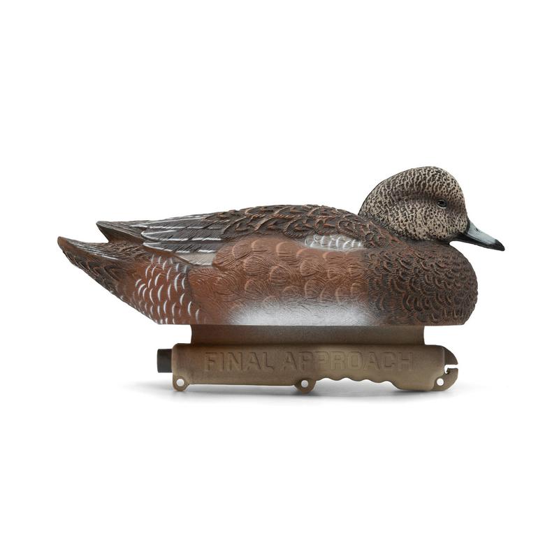 Final Approach Live Wigeon Floater Duck Decoys, 6 Pack