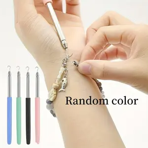 Easy-To-Use Bracelet Assistive Tool, Quick Clasp Fastening and Unfastening Accessory, Multicolor Plastic Hooks, Manual Operation, Odorless