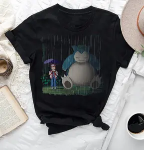 My Neighbor Snorlax Pokemon T-Shirt, Snorlax Shirt Fan Gifts, Funny Pokemon Snorlax Shirt, Cartoon Pokemon Shirt, Snorlax Vintage Shirt