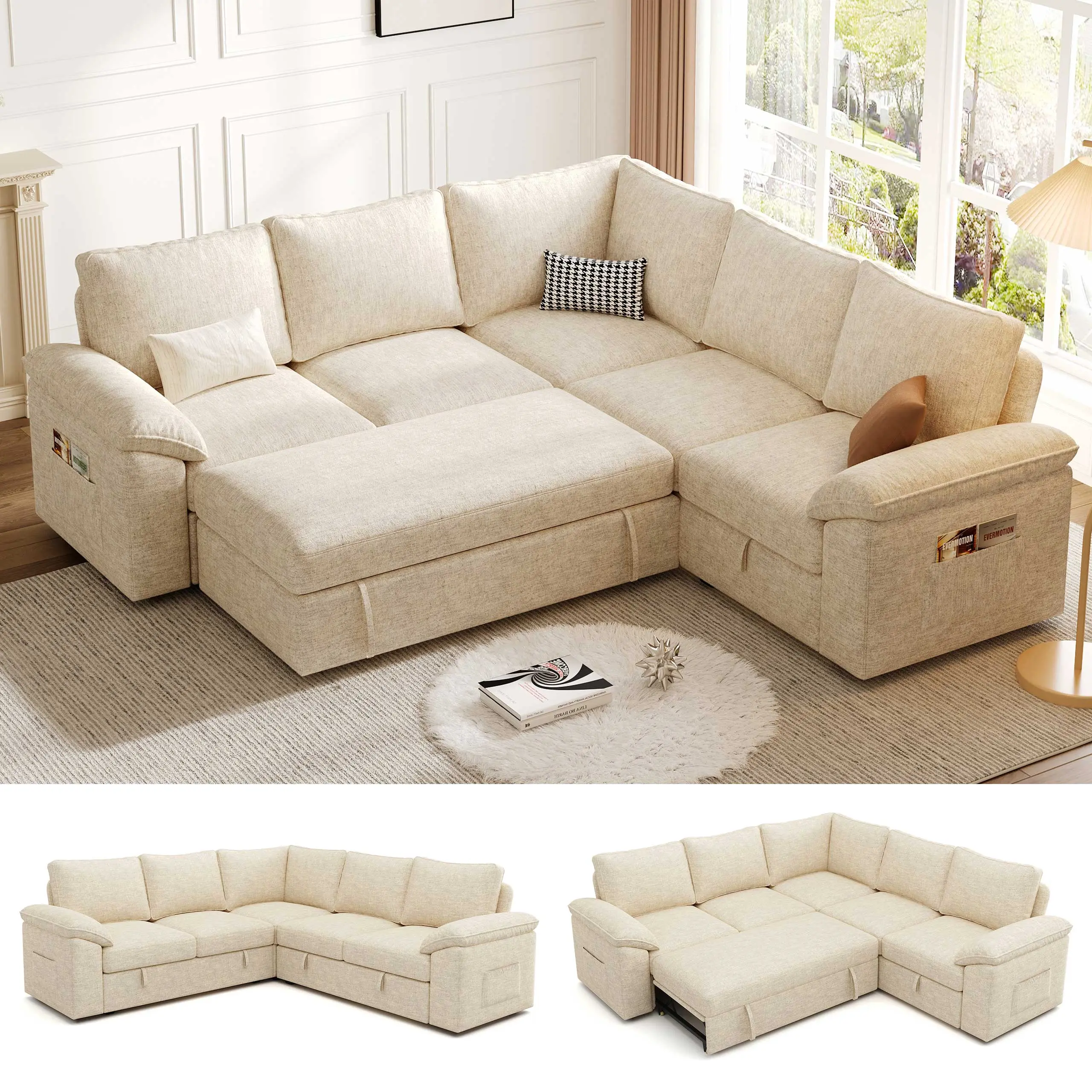 Beige-5Seat