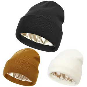 Thicken Ear Protect Beanie Adult Casual Hat Winter Warmer Knitted Hat Cold Winter Presents for Students Teenagers