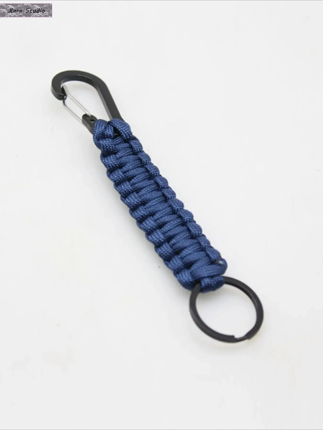 Braided Paracord Gift Keychain for Men & Women, Heavy Duty EDC Lanyard with Carabiner Hook for Outdoor Survival, Camping & Hiking, Key Chains