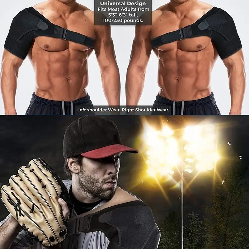 Adjustable Shoulder Brace for Men & Women Recovery Brace with Pressure Pad-Grade Bracing for Rotator Cuff, Bursitis, Labrum Tear, Dislocation & Tendonitis Pain Relief, Adjustable Rotator Cuff Shoulder Brace(Left/Right) Adjustable Shoulder Brace for Men & Women Recovery Brace with Pressure Pad-Grade Bracing for Rotator Cuff, Bursitis, Labrum Tear, Dislocation & Tendonitis Pain Relief, Adjustable Rotator Cuff Shoulder Brace(Left/Right)