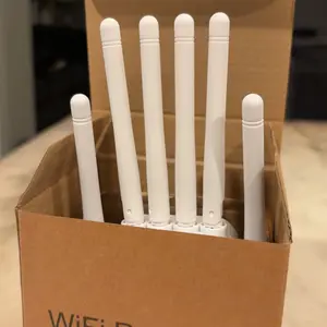 WiFi Extender, 1200Mbps Dual Band 2.4GHz/5GHz Signal Booster with 6 High-Gain Antennas,  Covers Up to 2000 Sq. ft & 30 Devices,Repeater with Ethernet Port, Ideal for Home Studios, Remote Work