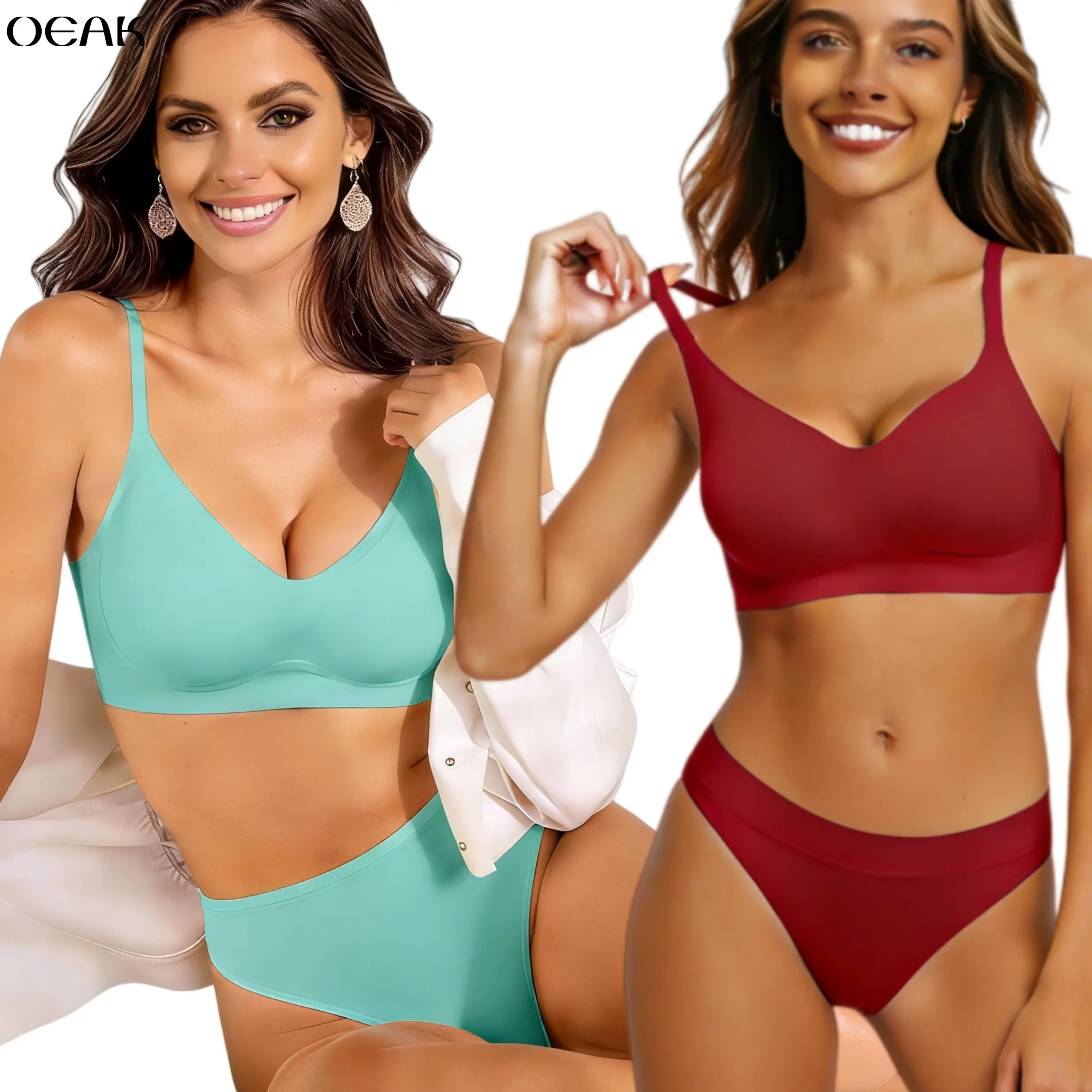 OEAK|Summer Jelly Bra – Vibrant Colors, Seamless Bra, Natural Lift & Buttery Soft OEAK|Summer Jelly Bra – Vibrant Colors, Seamless Bra, Natural Lift & Buttery Soft
