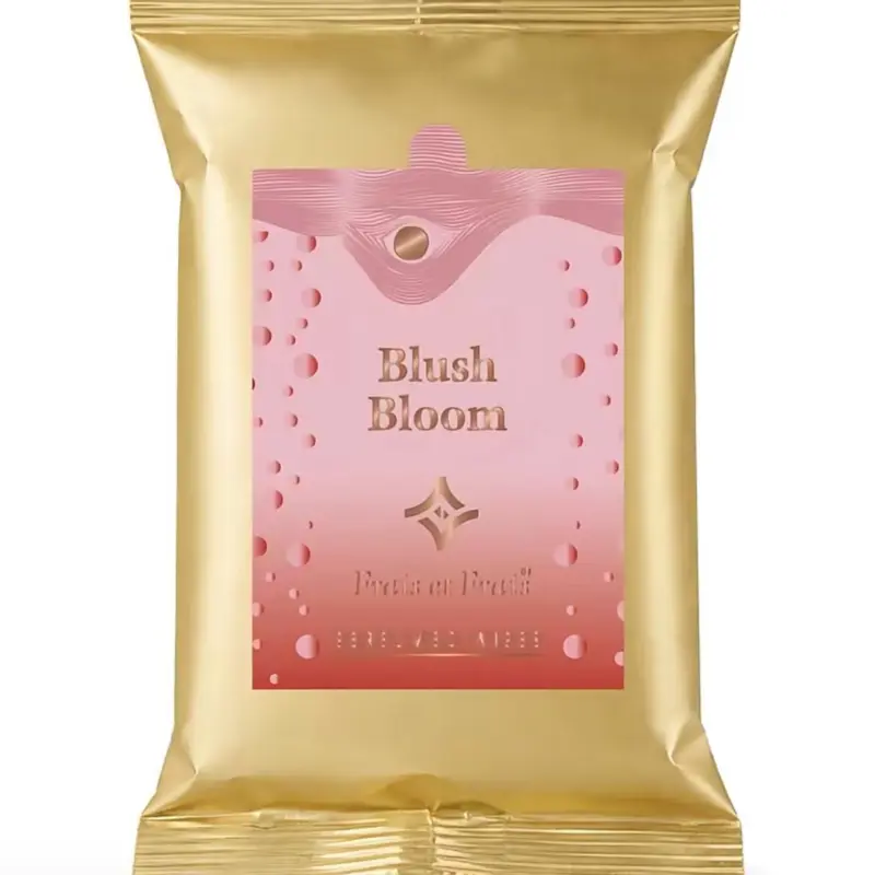 Frais et Frais  Perfumed Wipes - Blush Bloom. Scented Body Cleansing Wipes ( 10 count ) Made In UAE Pack