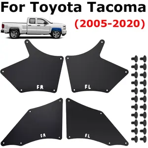 4 Pieces Mudguard Seal Cover Splash Guard for Toyota Tacoma 2005-2020 Pickup