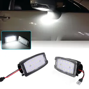 2pcs 6000K White LED Under Side Mirror Puddle Lights for For Land Rover Range Rover Sport Discovery LR2 LR3 Freelander LR4 , Replace OEM # CTZ500010