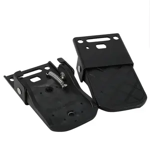 2024Durable Aluminum Alloy ATV Footrests for Rear Passenger - Foldable, Non-Slip, Adjustable with Screws - Compatible with for SUZUKI, Kawasaki, Arctic Cat, Fourtrax, Kodiak, and More, All-Terrain Vehicle Accessories |   Adjustable Footrests |   Durable F