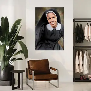 Sr. Thea Bowman Portrait Poster Canvas Wall Art Poster for Bedroom Living Room Decor 24x36inch(60x90cm) Unframe-style