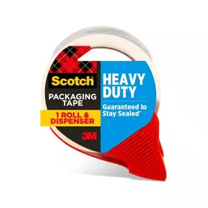 1.88 in. x 54.6 yds. Heavy Duty Shipping Packaging Tape with Dispenser