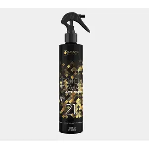 Protein + Caviar Leave-In Spray - Ultra-Deep Thermo Protection, Anti-Frizz, 100% Vegan, Alcohol Free, Argan Oil, 118ml, Curly Hair
