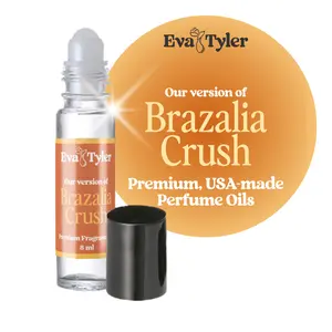 SDJ Inspired Brazalia Crush Roll on Perfume Oil | USA Made | Long-lasting | Alcohol-free