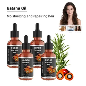 Batana Hair Oil with Organic Rosemary | Deeply Hydrates Dry Hair & Restores Shine | Reduces Frizz, Breakage & Split Ends | Supports Scalp Health | Lightweight, Non-Greasy | Gentle for All Hair Types | Hair Growth Formula