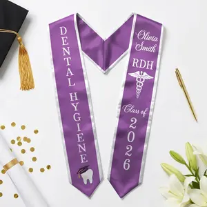 Custom Nursing Graduation Stole RN BSN Personalized Name School, Class of 2026 Medical Sash, Unique Senior Gift for College Ceremony