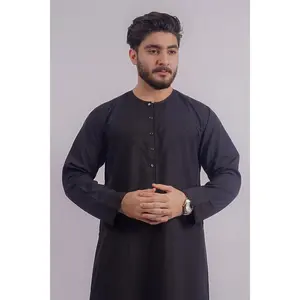 Classic Emirati Thobe - Black