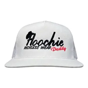 Roochie Daddy Hat - Black Snapback with Logo, Adjustable Fit, and Authentic Snapback Design