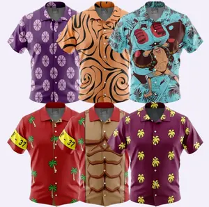 Franky One Piece Anime Hawaiian Shirt | Cool Summer Anime Vibes for Men & Fans