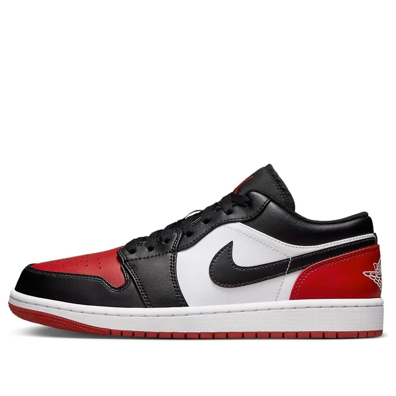 Air Jordan 1 Low 'Bred Toe' 553558-161 Air Jordan 1 Low 'Bred Toe' 553558-161