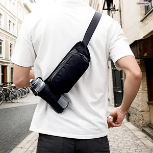 2026 Trendy Waterproof Running Waist Fanny Pack, Large-Capacity Portable Sports Bag, Multi-Functional for Morning Exercise & Travel