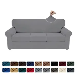 Easy-Going Stretch Soft Couch Cover for Dogs - Washable Sofa Slipcover  - Elastic Furniture Protector for Pets, Kids