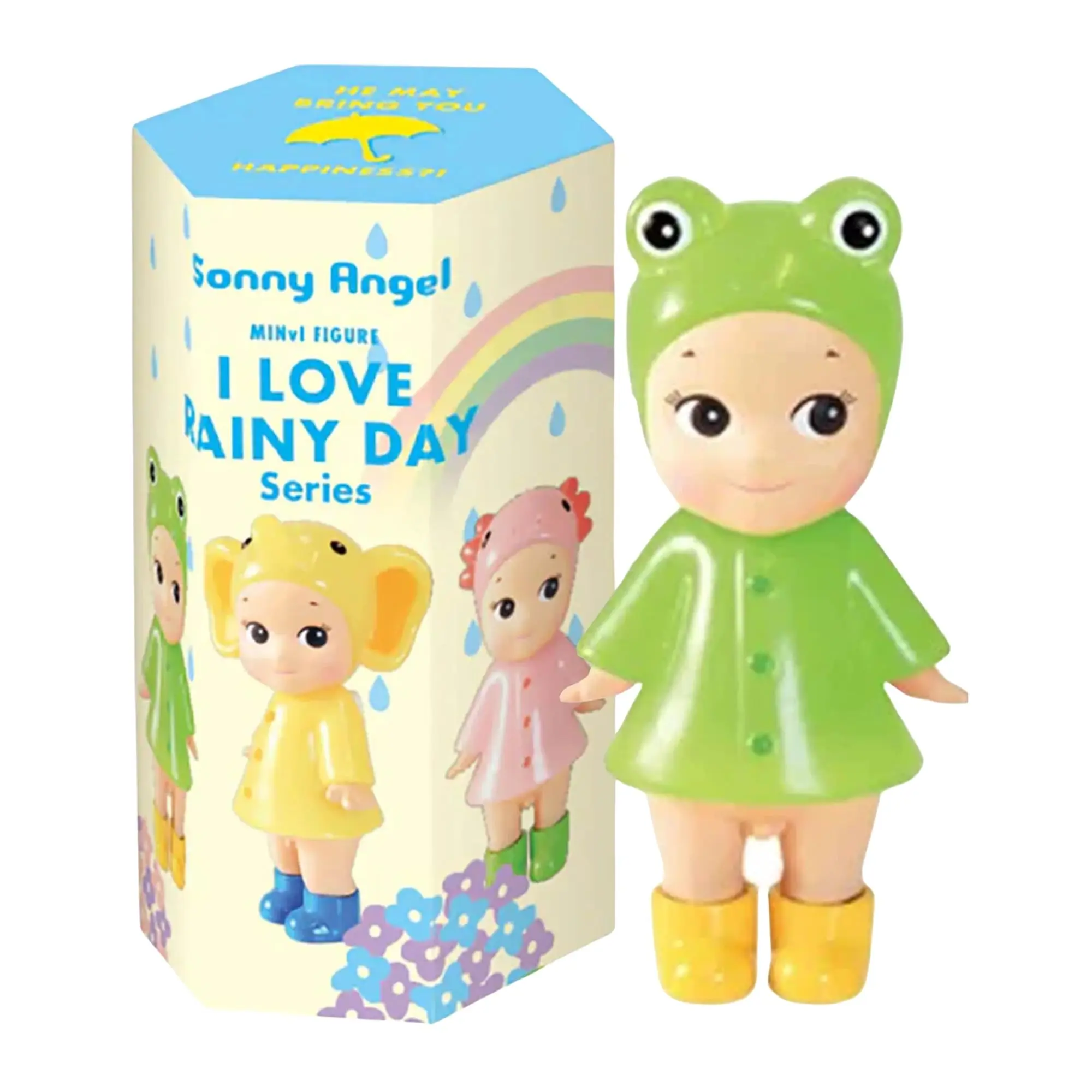 Sonny Angel Collectible Figures I Love Rainy Day – Limited Blind Box Set | Cute Home, Office, Phone & Computer Decoration | Perfect Gift for Girls & Birthdays