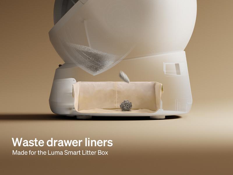 PETLIBRO Luma Essentials Waste Drawer Liners Carbon Deodorizer Litter Mat Trapping Mat for Pet Care