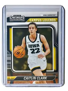 2023-24 Caitlin Clark Panini Contenders #CL2 Campus Legends Card Iowa Hawkeyes