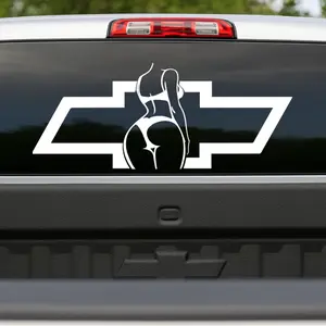 Chevy Girl Vinyl Decal Car Truck Sticker Car Accessories