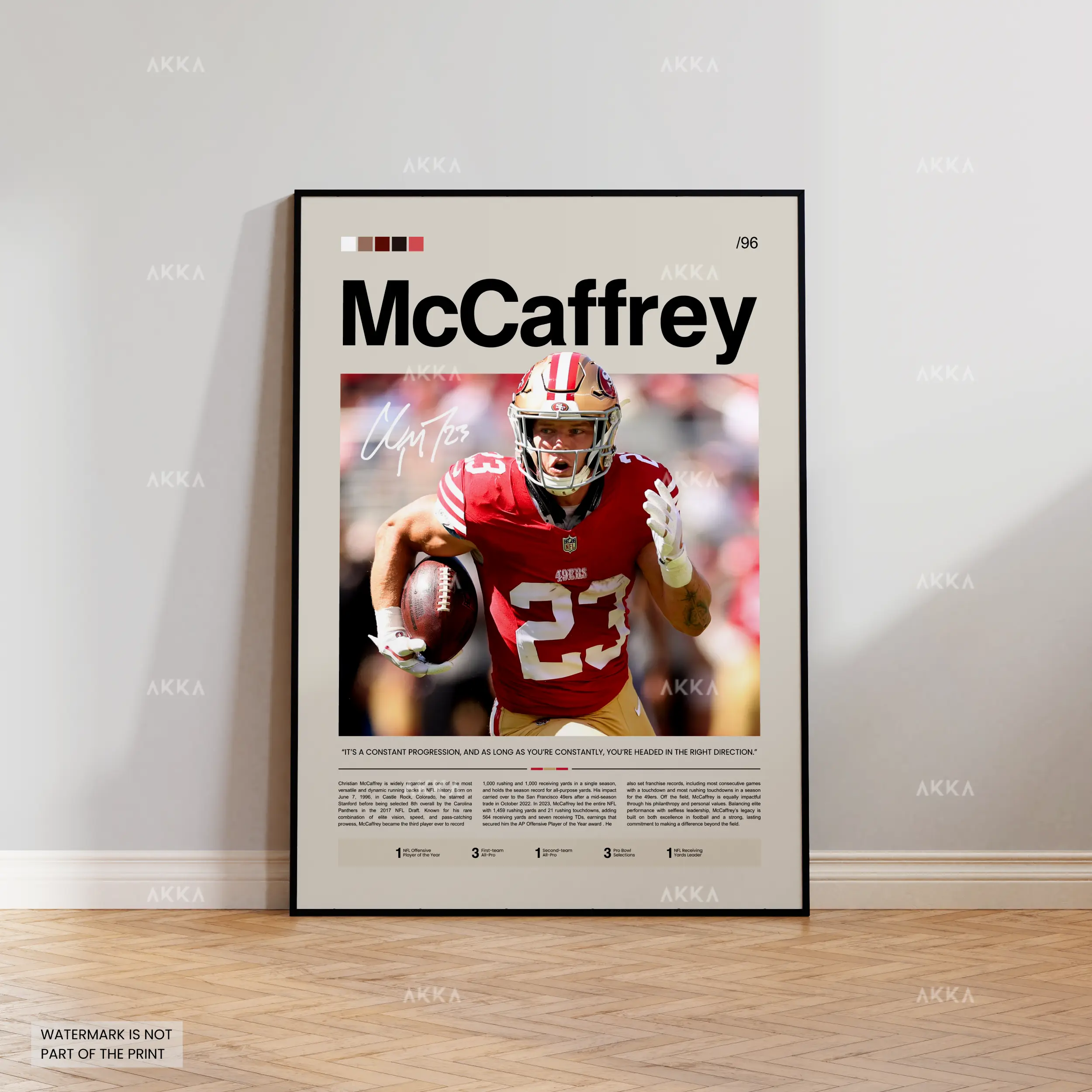 Christian McCaffrey   -   San   Francisco 49ers