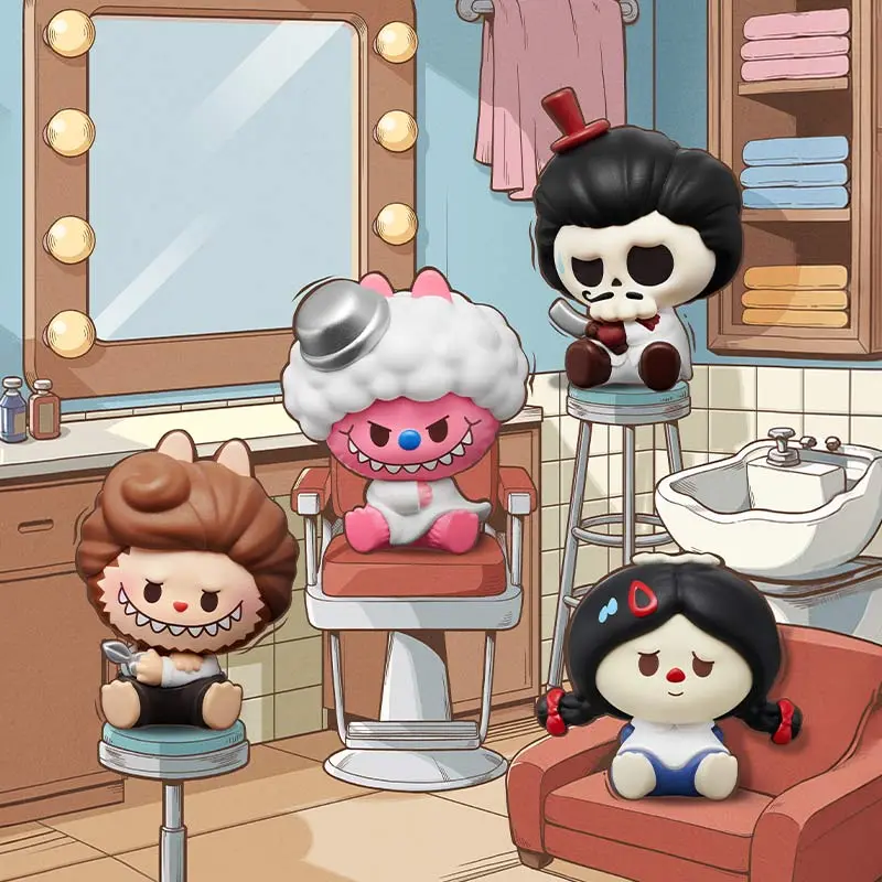 【3】POP MART The Monster Hair Salon Mini Figures Series Blind Box