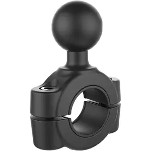 Torque Handlebar Mount Base with B Size 1" Ball, Fits 0.75" - 1" Bars, Clamp Rail Mount for , , Side by Side & ATV -B-408-75-1U