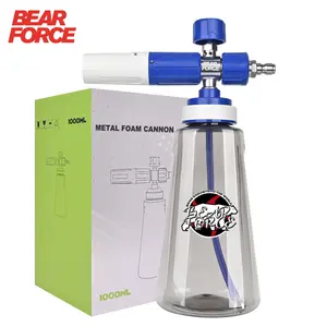 BEAR FORCE Upgraded Foam Cannon for Pressure Washers with 1/4" Quick Connector and 360° Adjustable Spray Nozzle, 1L Foam Cannon Soap Dispenser