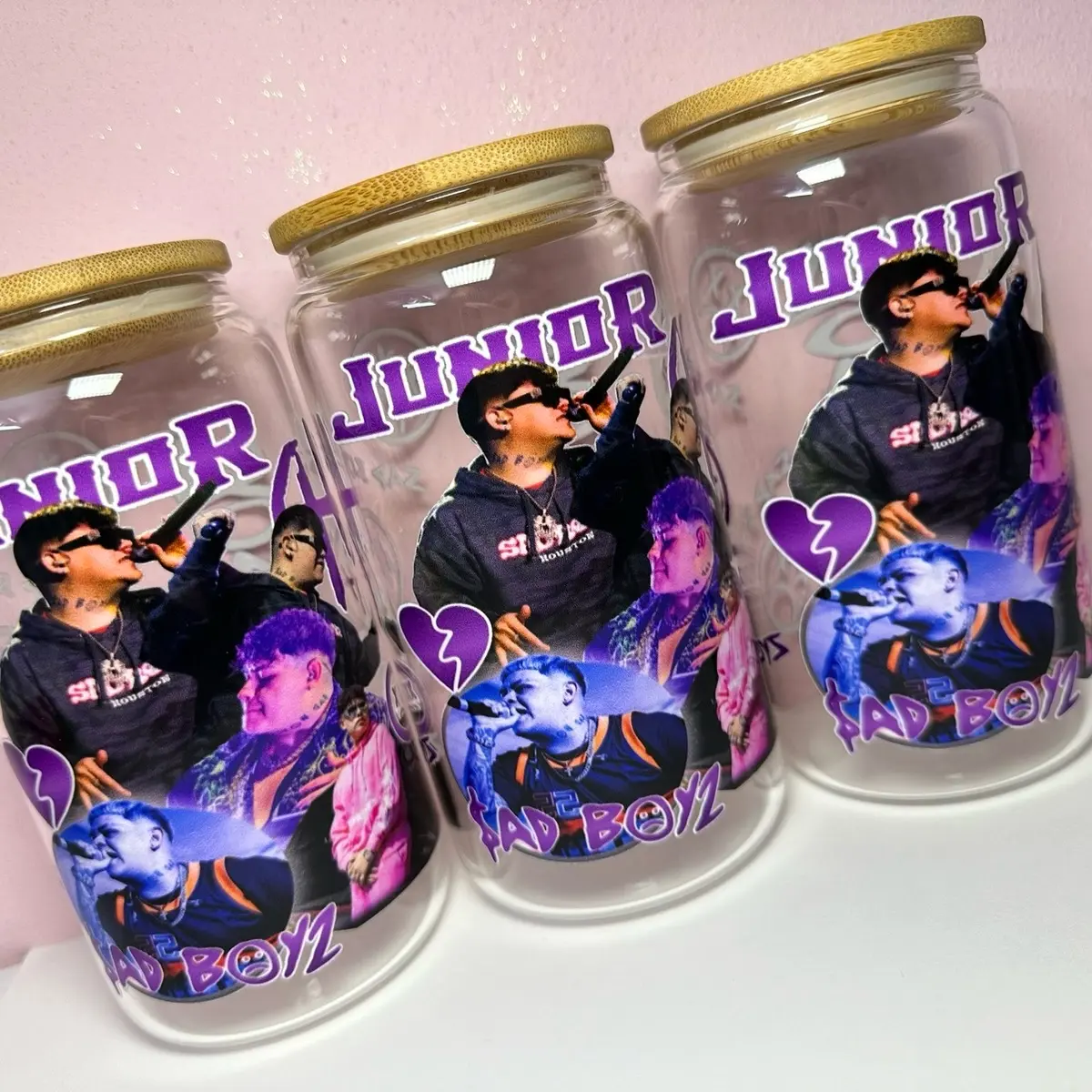 Glass cup, Sad Boys, Junior H Glass cup, Sad Boys, Junior H