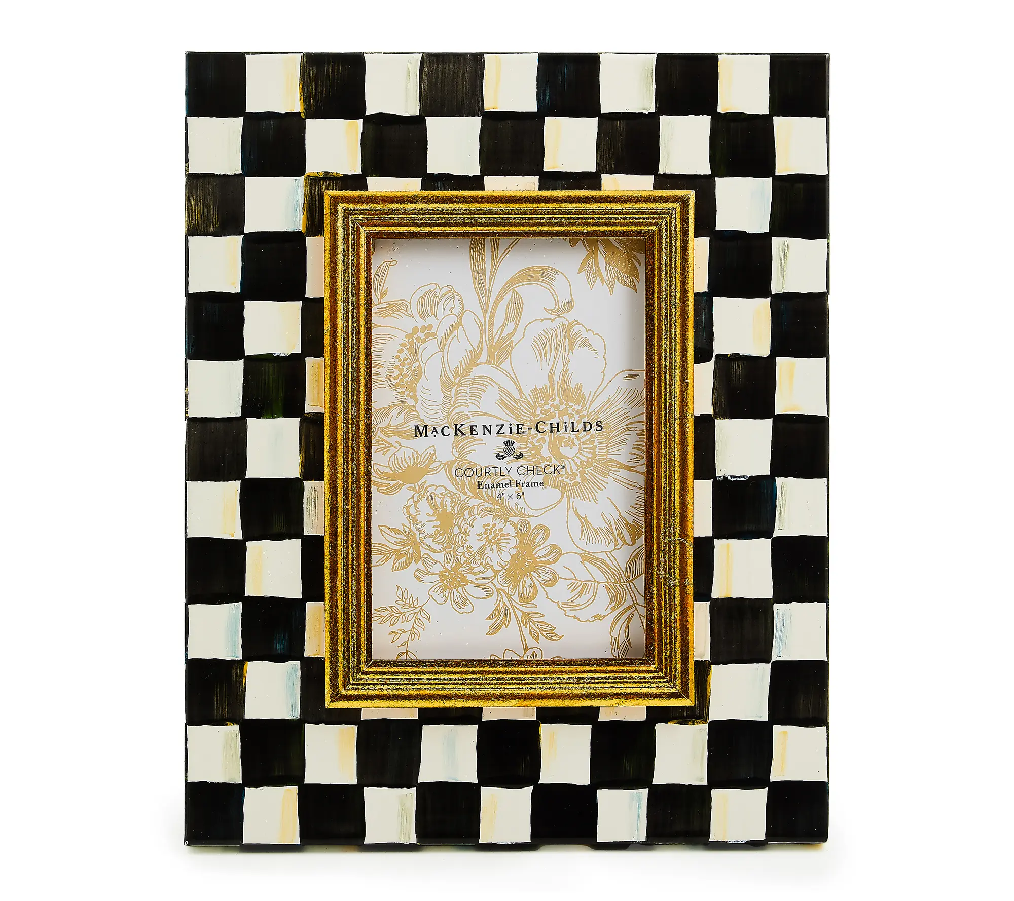 MacKenzie-Childs Check 4" x 6" Frame