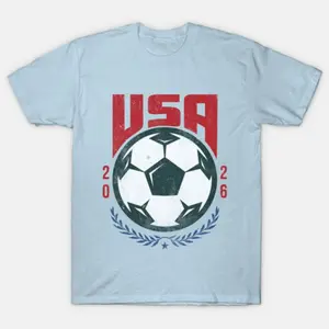 USA Soccer Fans 2026 – American Football Supporter Crest Tee T-Shirt LLB